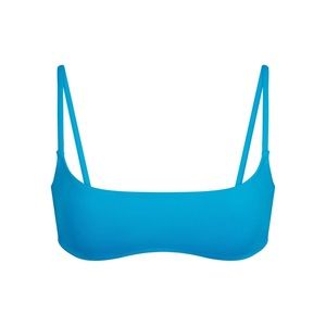 SWIM MICRO SCOOP BIKINI TOP | TURQUOISE - SKIMS - M